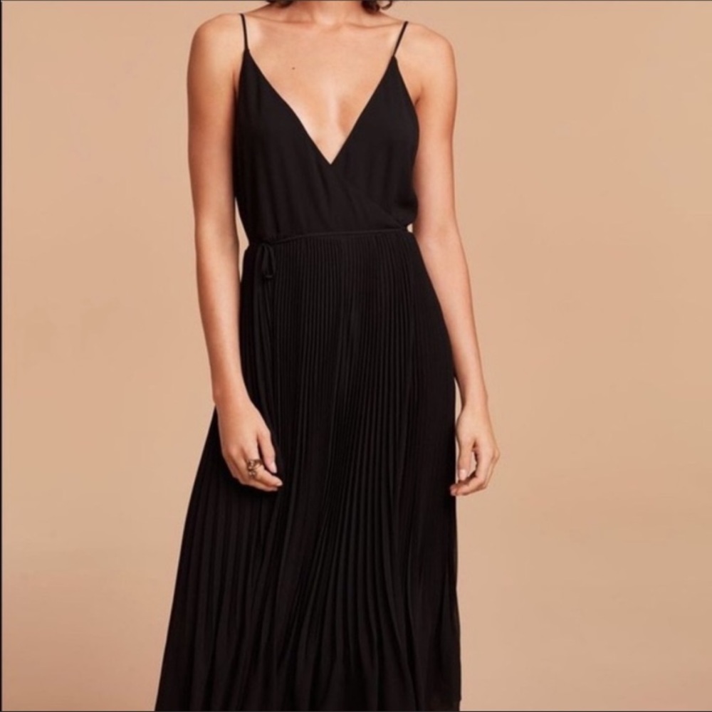 Aritzia Beaune Pleated Dress